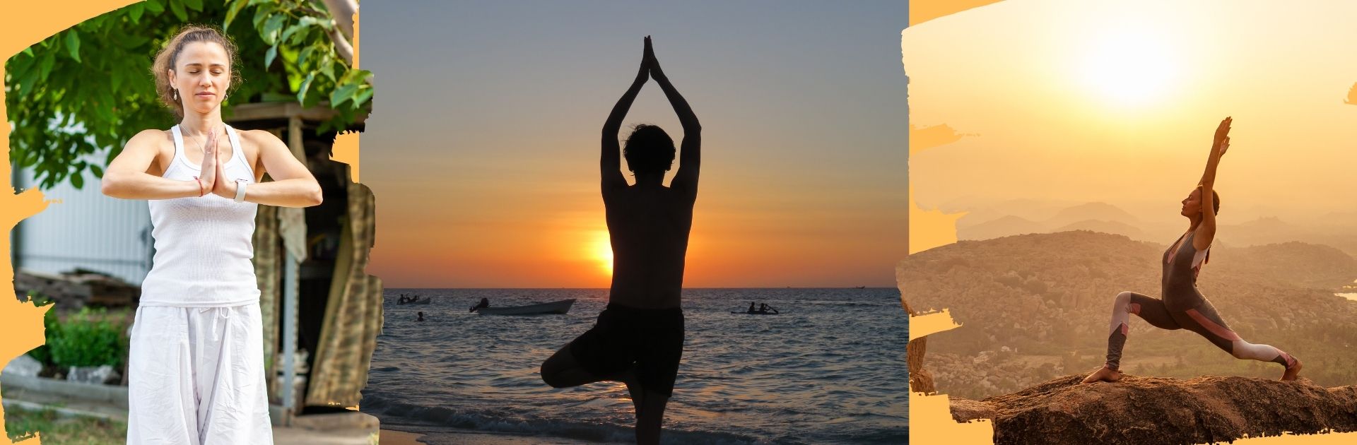 Person practicing Surya Namaskar yoga poses outdoors in the morning sunlight| Bij Brigade Hub